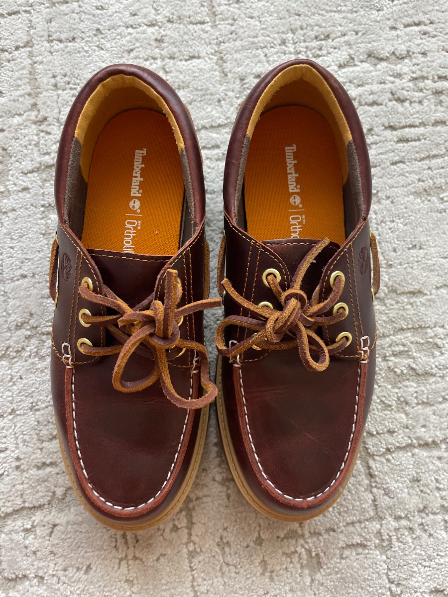 Timberland tan chunky boat shoes photo 2