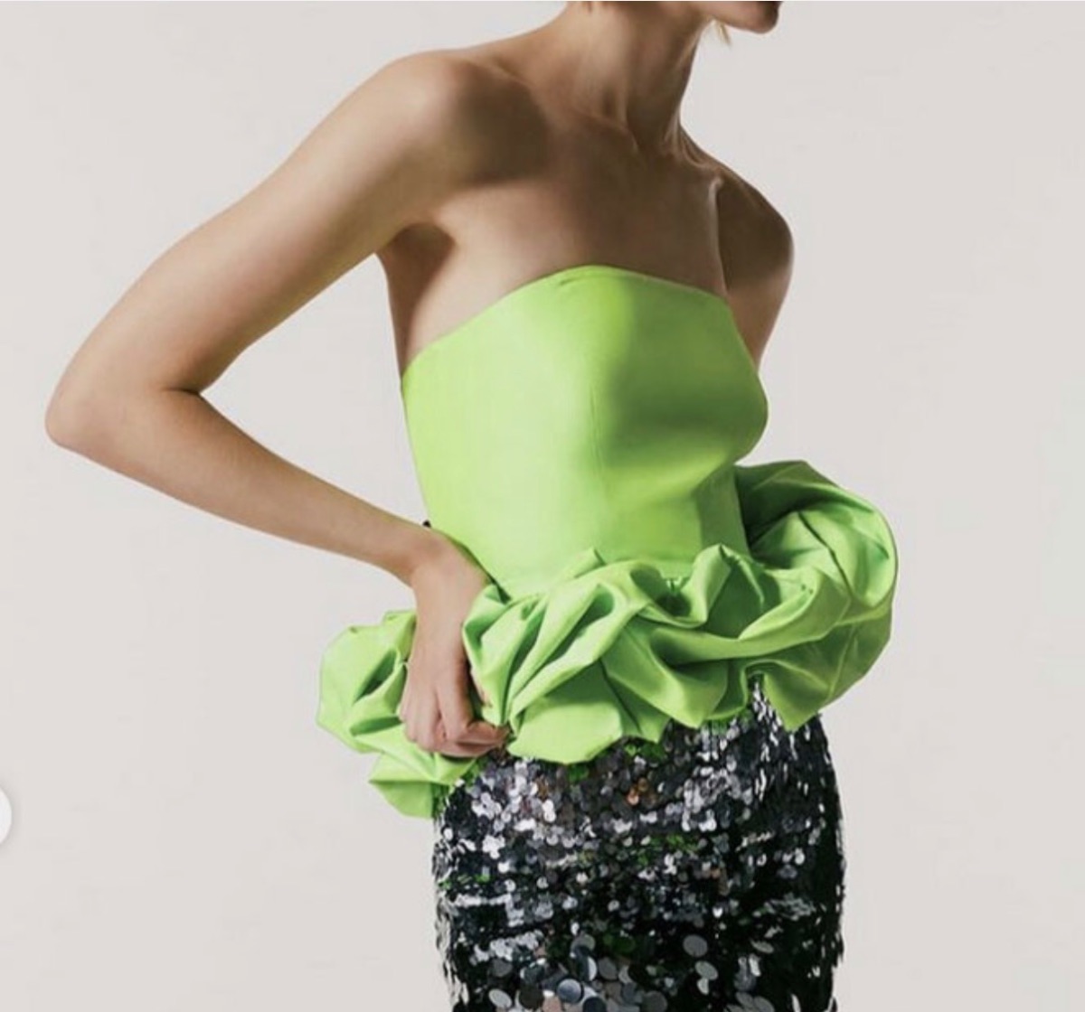 Zara limited edition voluminous blouse