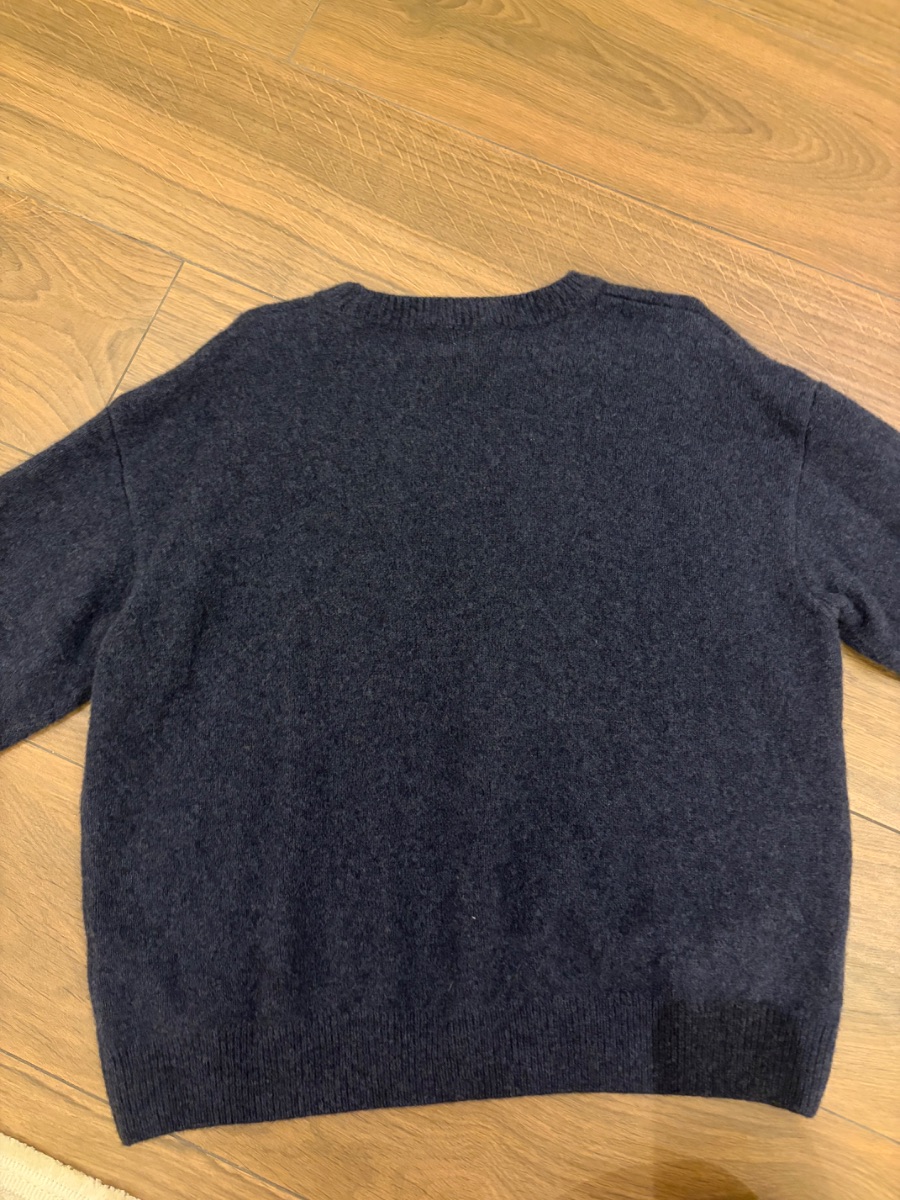 Zara dark blue sweater photo 2
