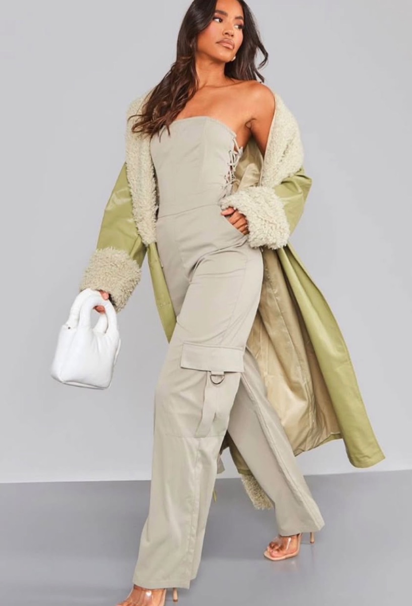 Pretty Little Thing Cargo Pocket Jumpsuit