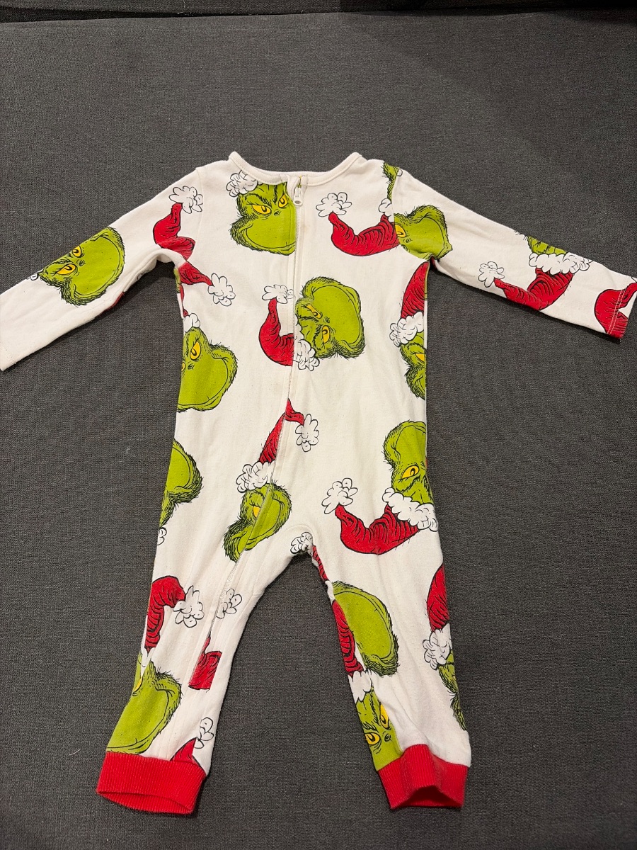 Primark Christmas: The Grinch Footless Zip Onesie