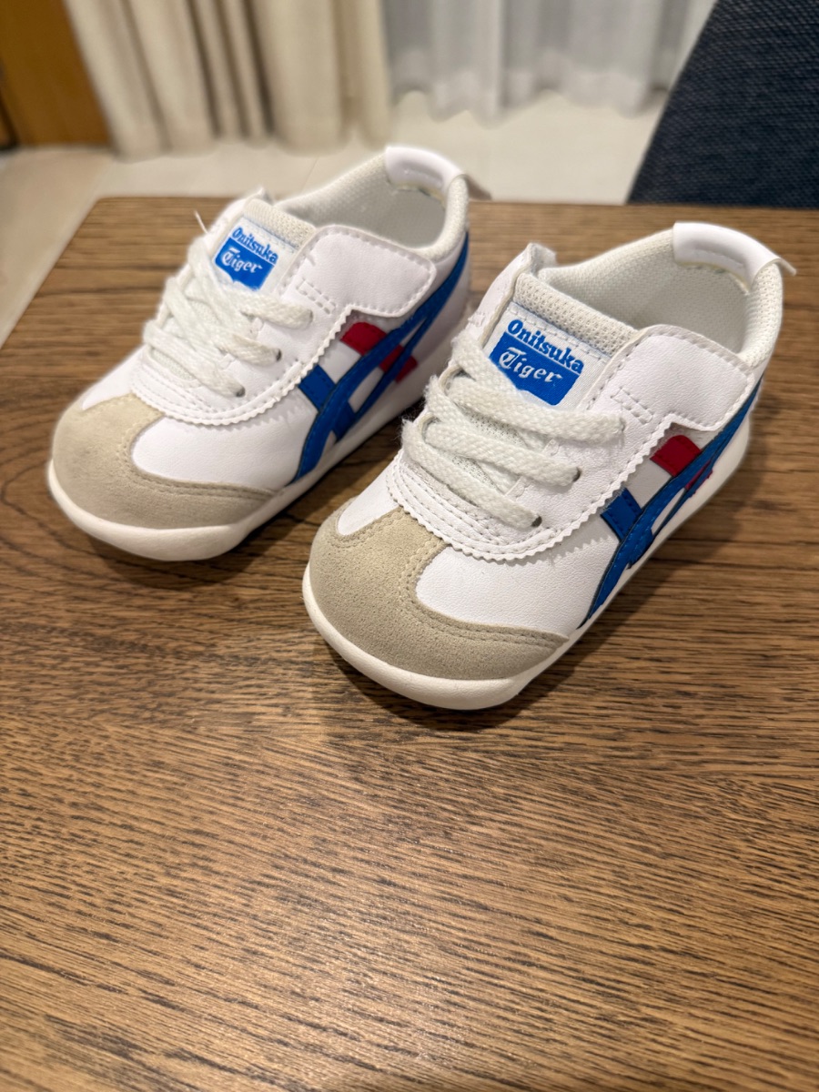 Onitsuka Tiger Japan white and blue sneakers size 22 photo 2