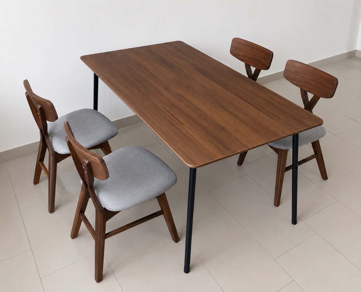 Dining table with 4 chairs