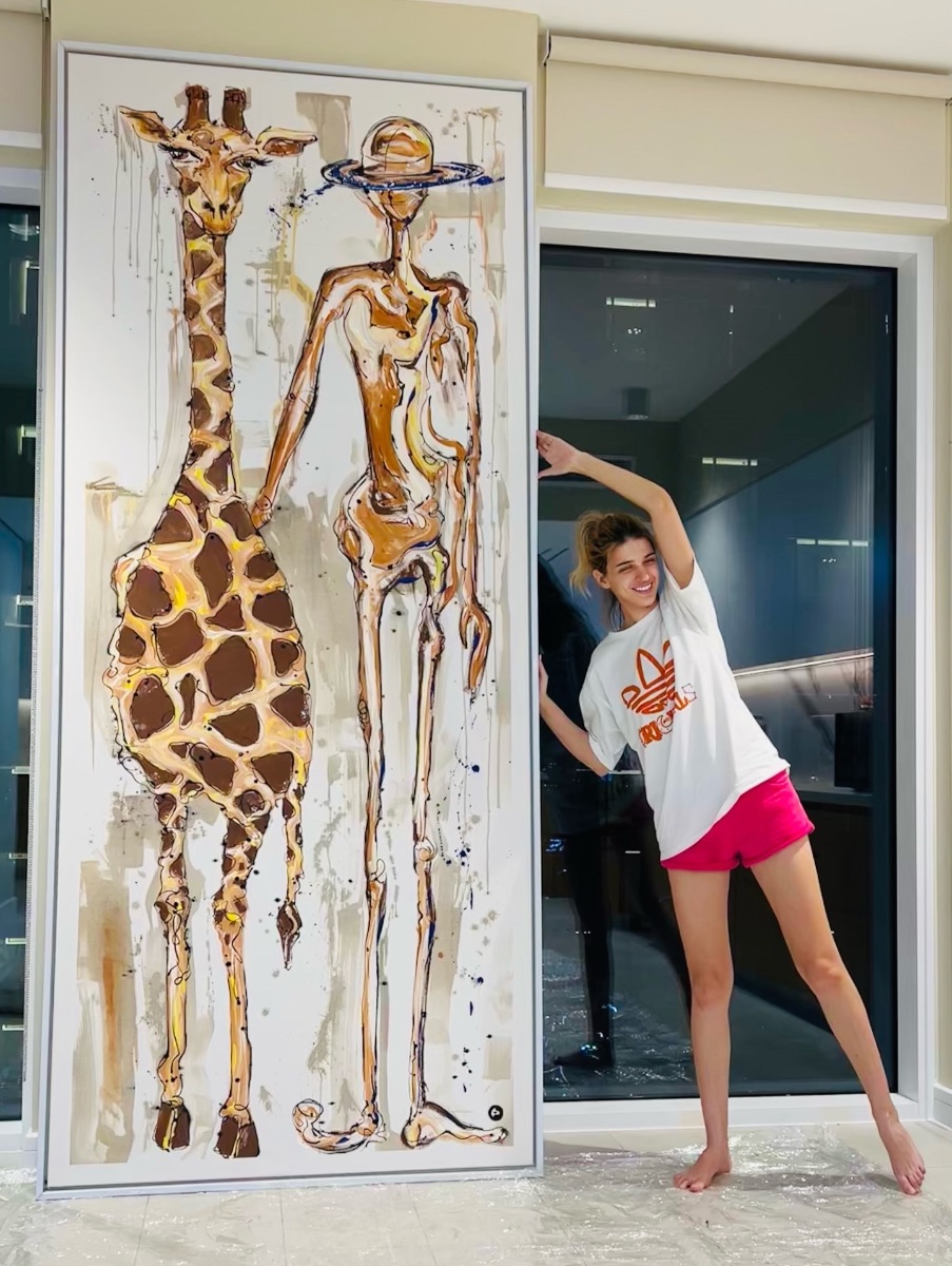 Giraphe painting