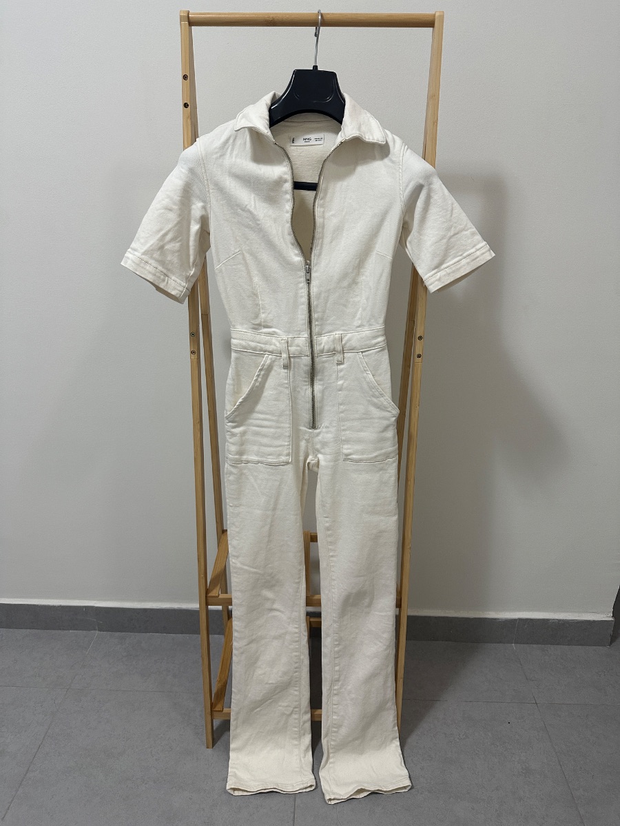 Mango denim jumpsuit