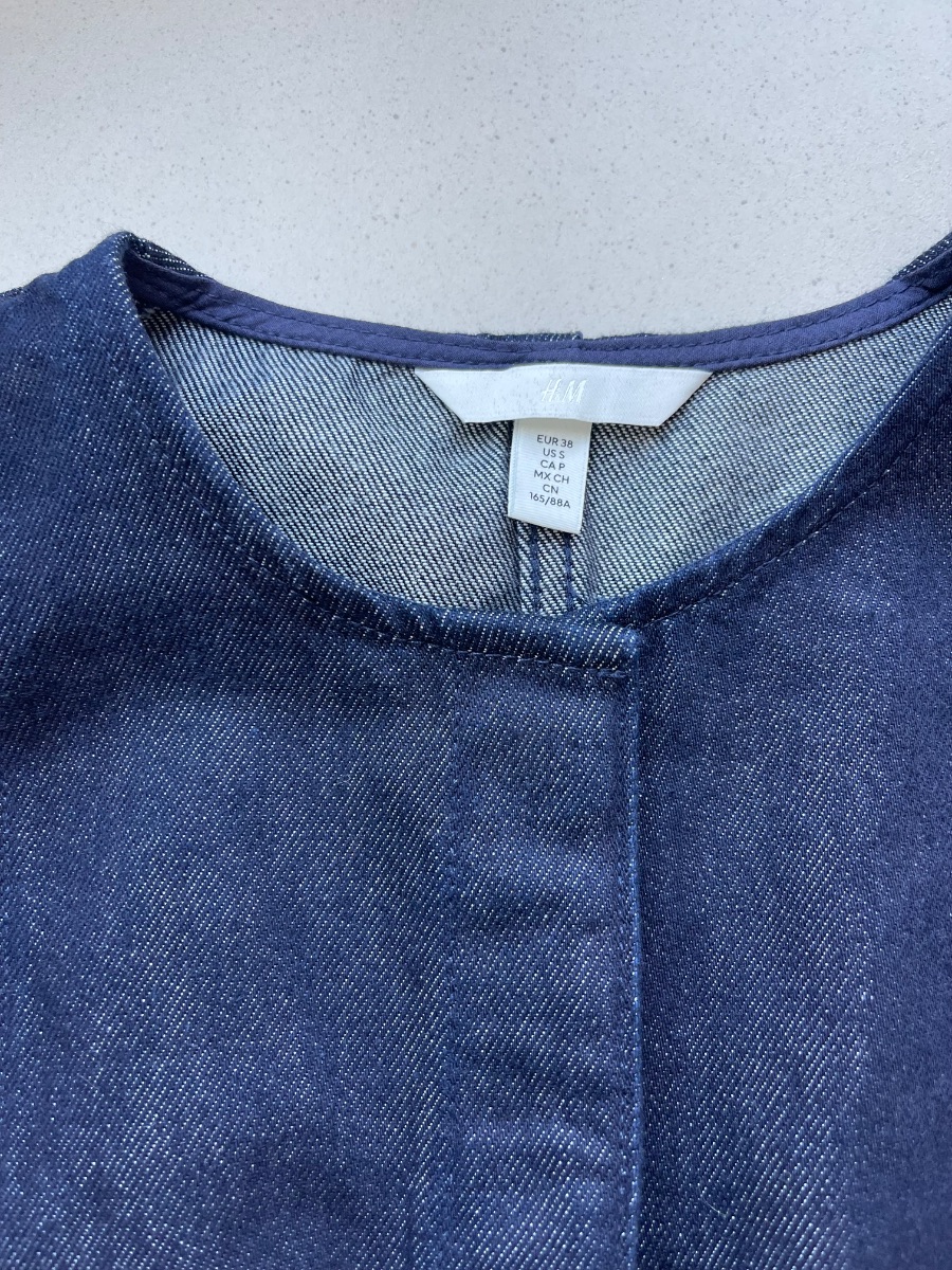 H&M Dark Denim Waistcoat photo 2