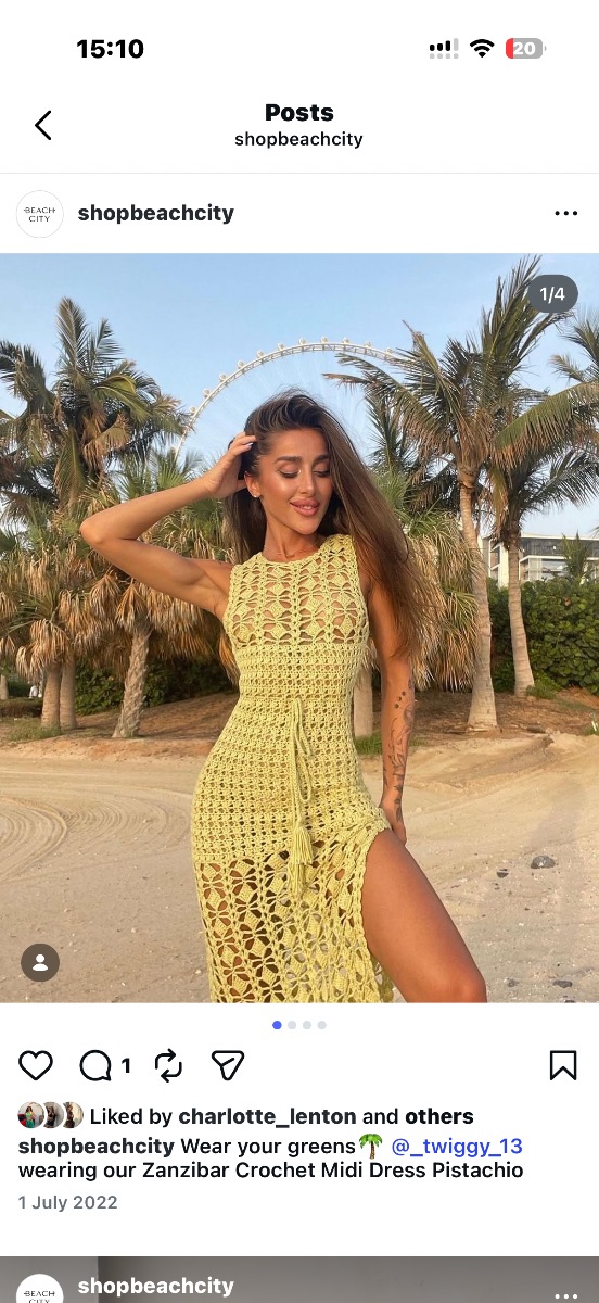 Beach City Crochet Max Dress photo 2