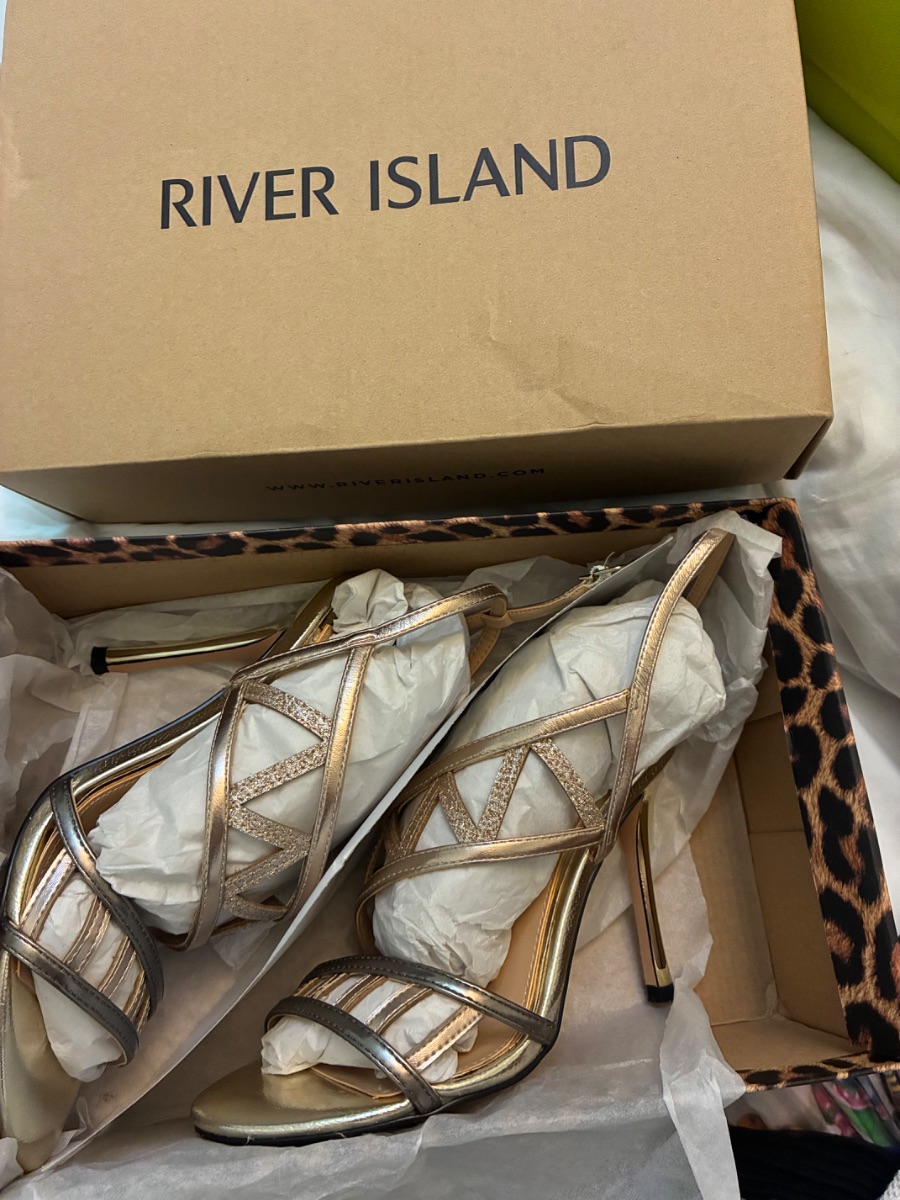 River Island Gold shoes