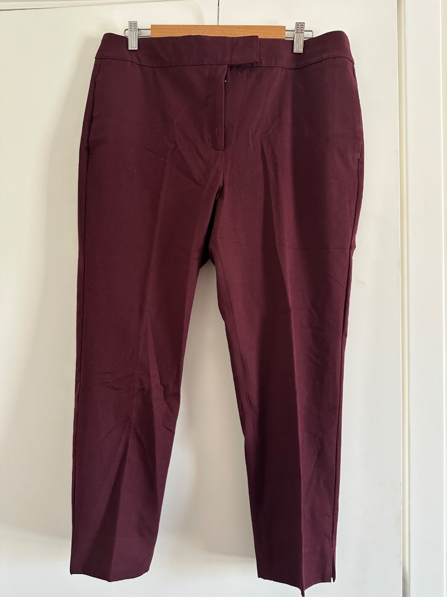 Next Plum Suit trousers