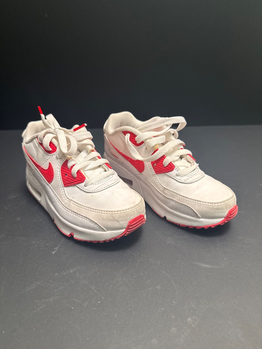 Nike Air Max 90 LTR (PS) – White / Viper Red