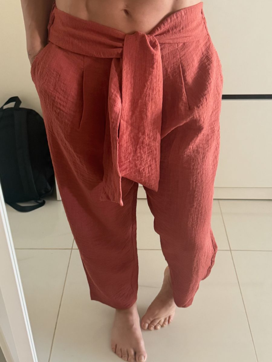 Mango Rust Trousers EUR42 / UK14
