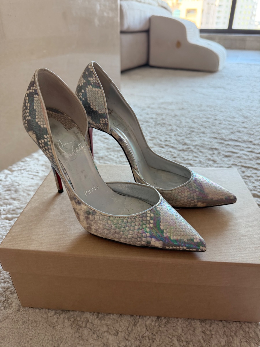 Christian Louboutin Iriza Snake Print UK 35 / fits a 3/36