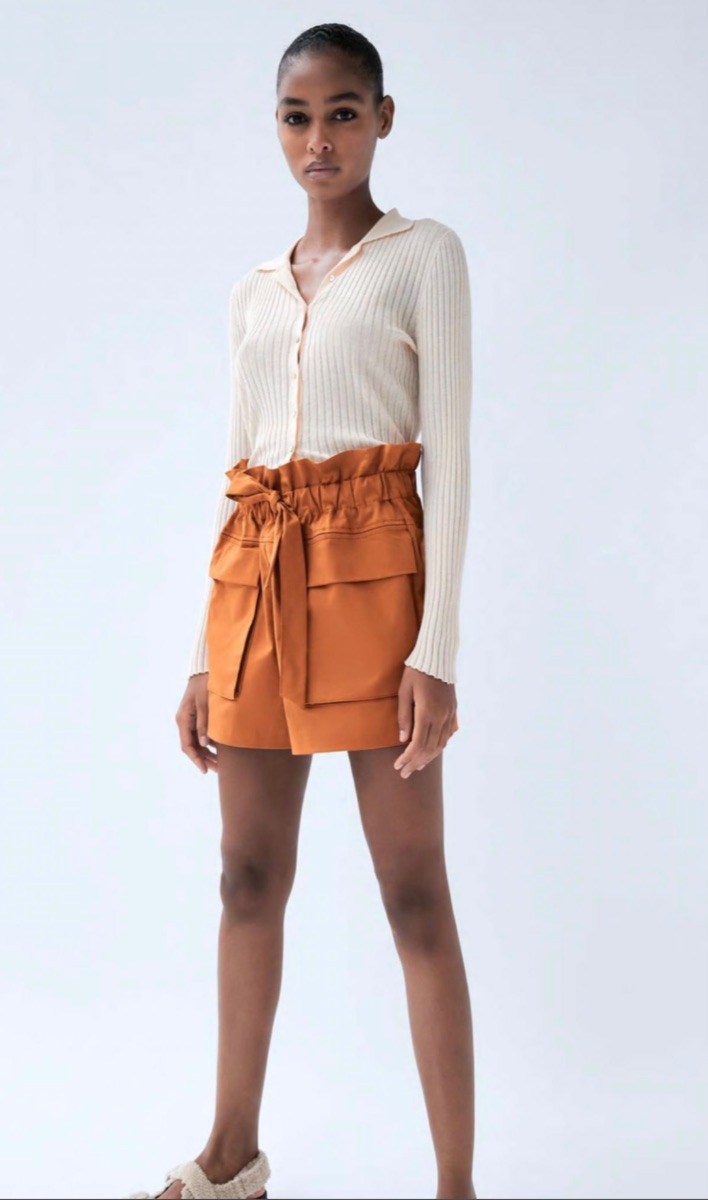 Zara military shorts photo 3
