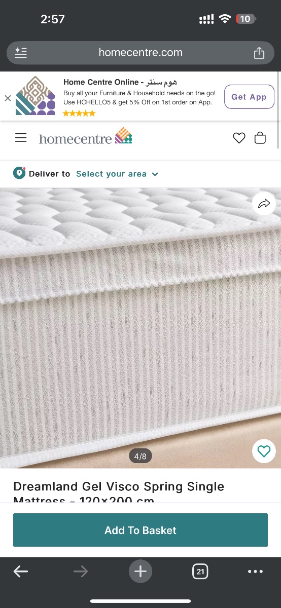 Home Centre Bed and mattress photo 2