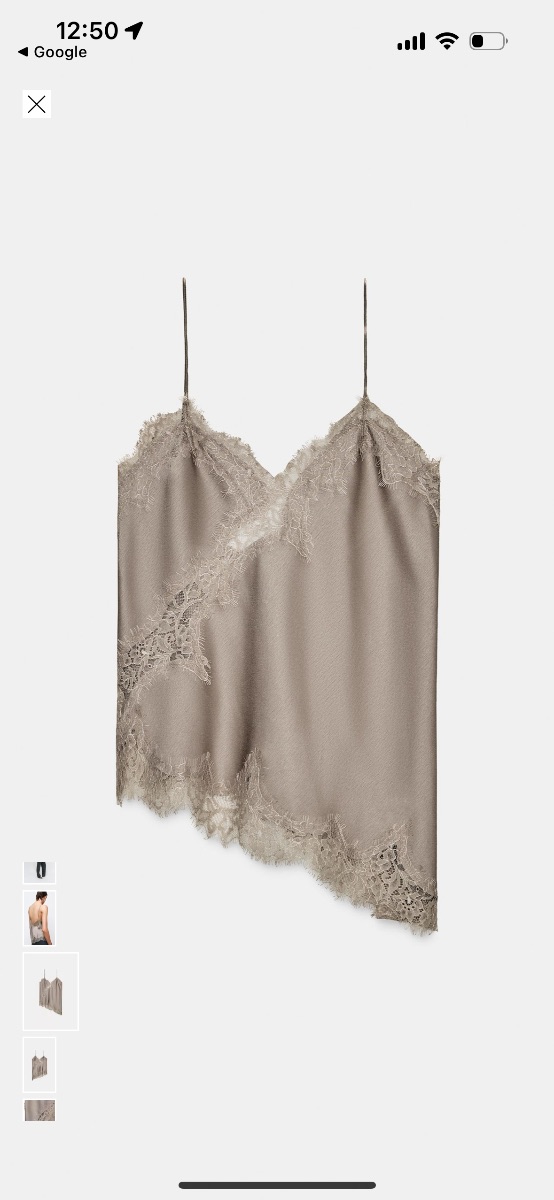 Zara Lace cami top photo 2