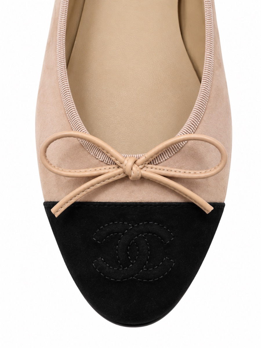 Chanel Two Tone Ballerina Flats - EU 38 photo 2