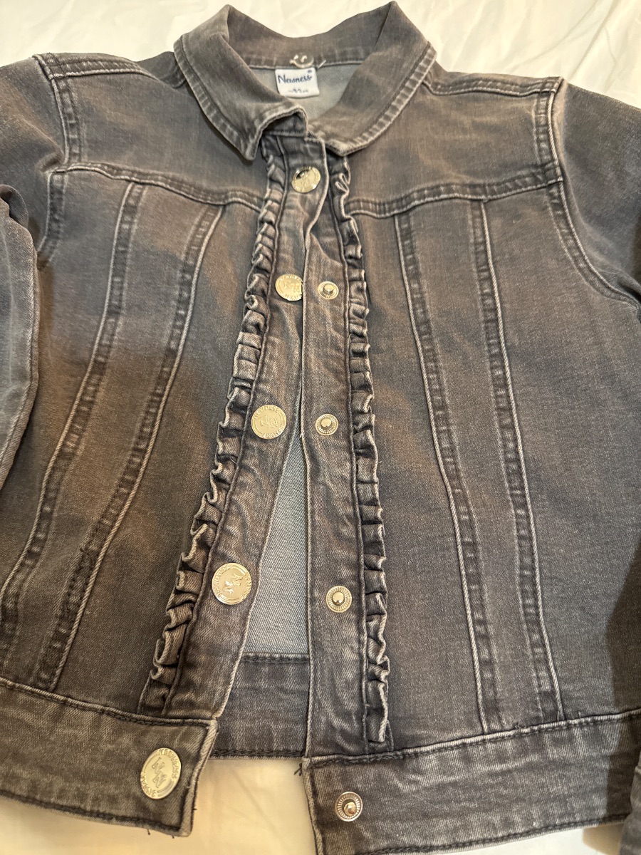Denim jacket in grey photo 3