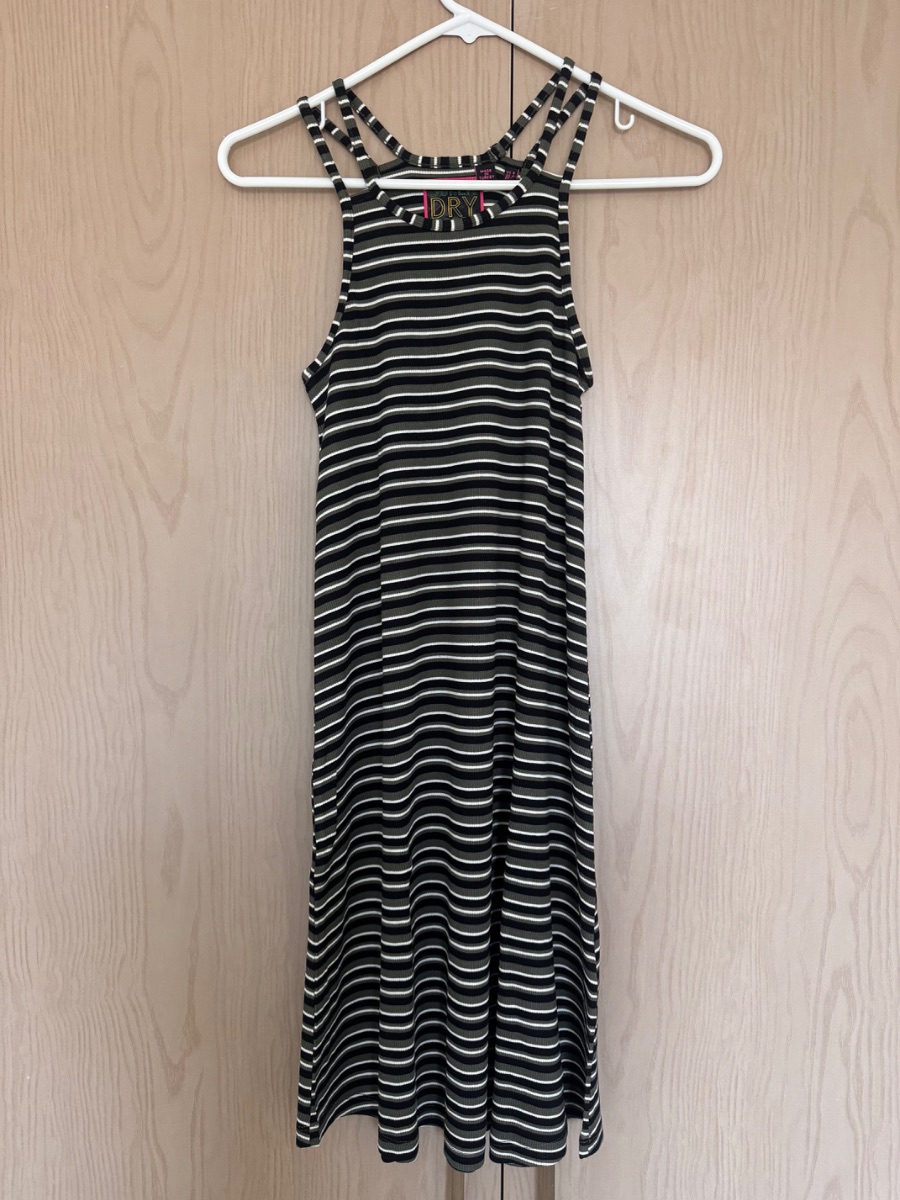 Superdry striped sleeveless dress