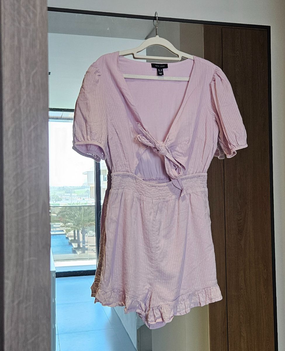 New Look Pink Lilac Playsuit Size 10