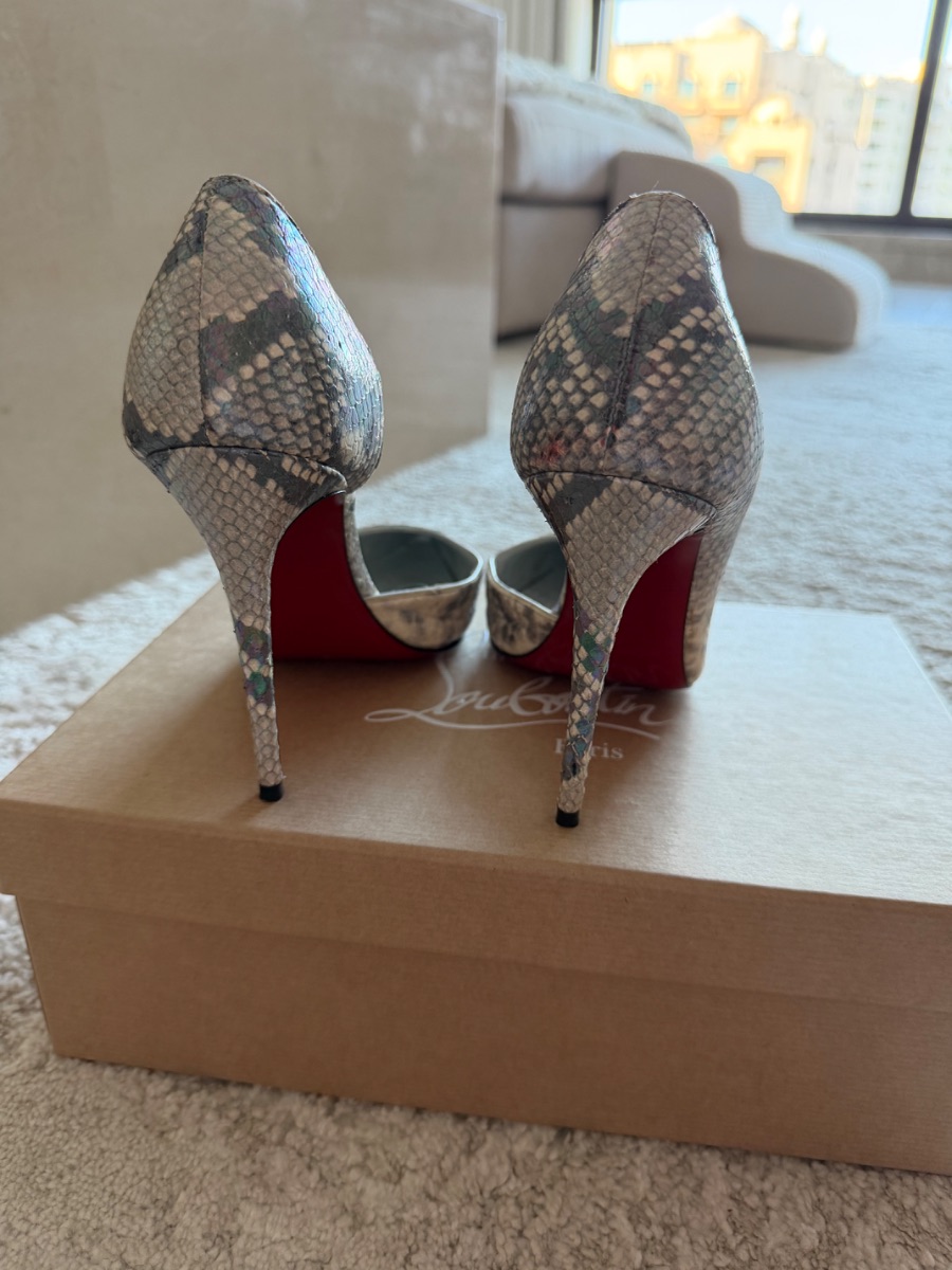 Christian Louboutin Iriza Snake Print UK 35 / fits a 3/36 photo 2