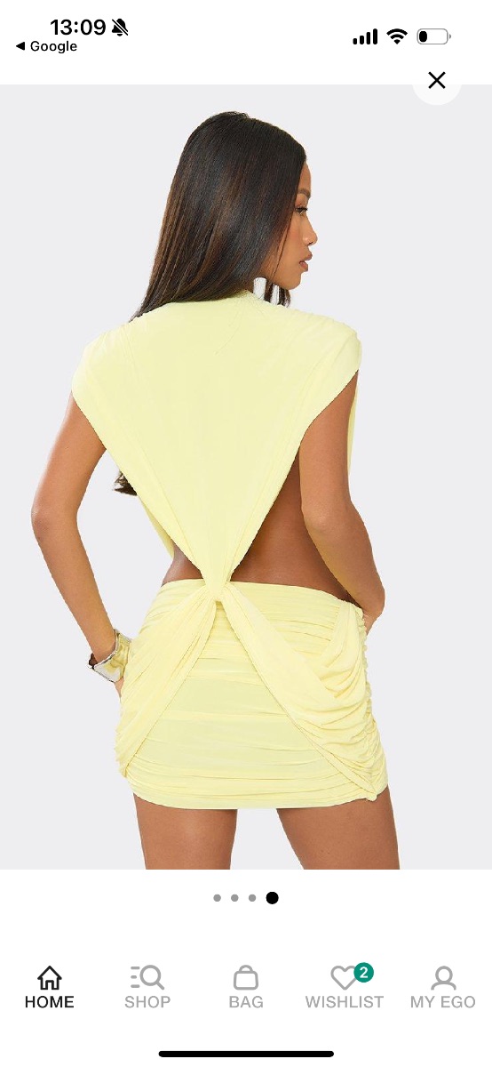 Ego Mini cut out plunge dress photo 3