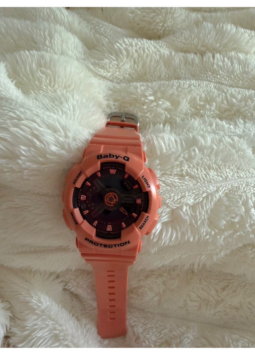 Casio Baby-G Analog Digital 100M Orange Black Sports Watch photo 3