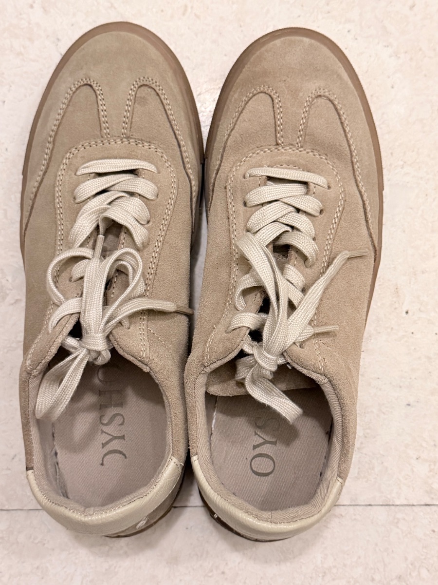 Oysho beige sneakers photo 2