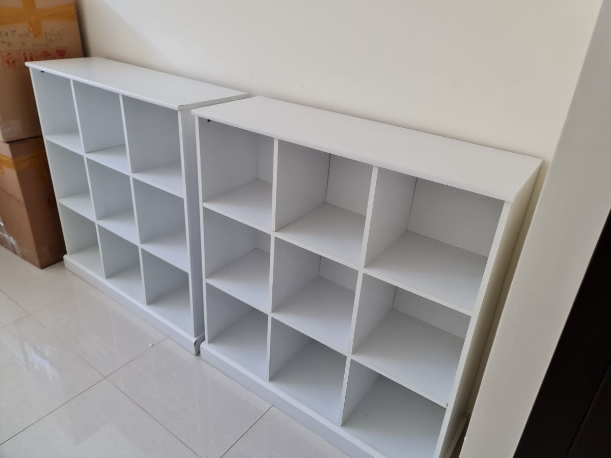 Home Centre bookshelves