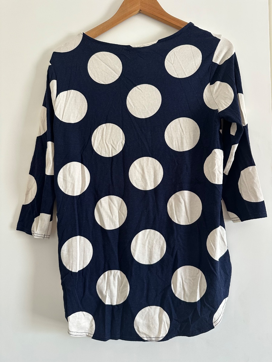 Navy and Ivory Phase Eight Anna Spot Top photo 3