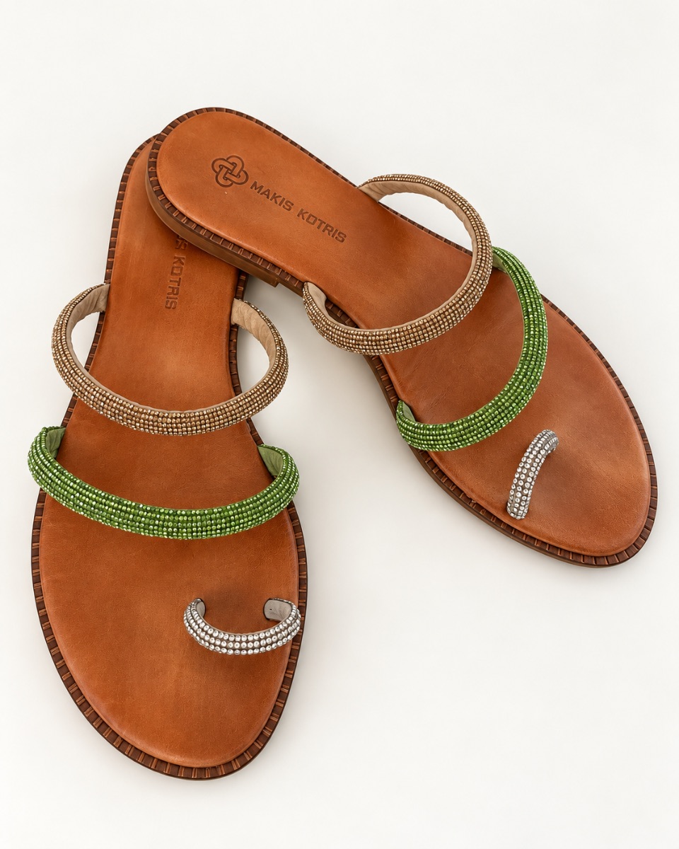 Custom Made Leather Greek Sandals photo 2