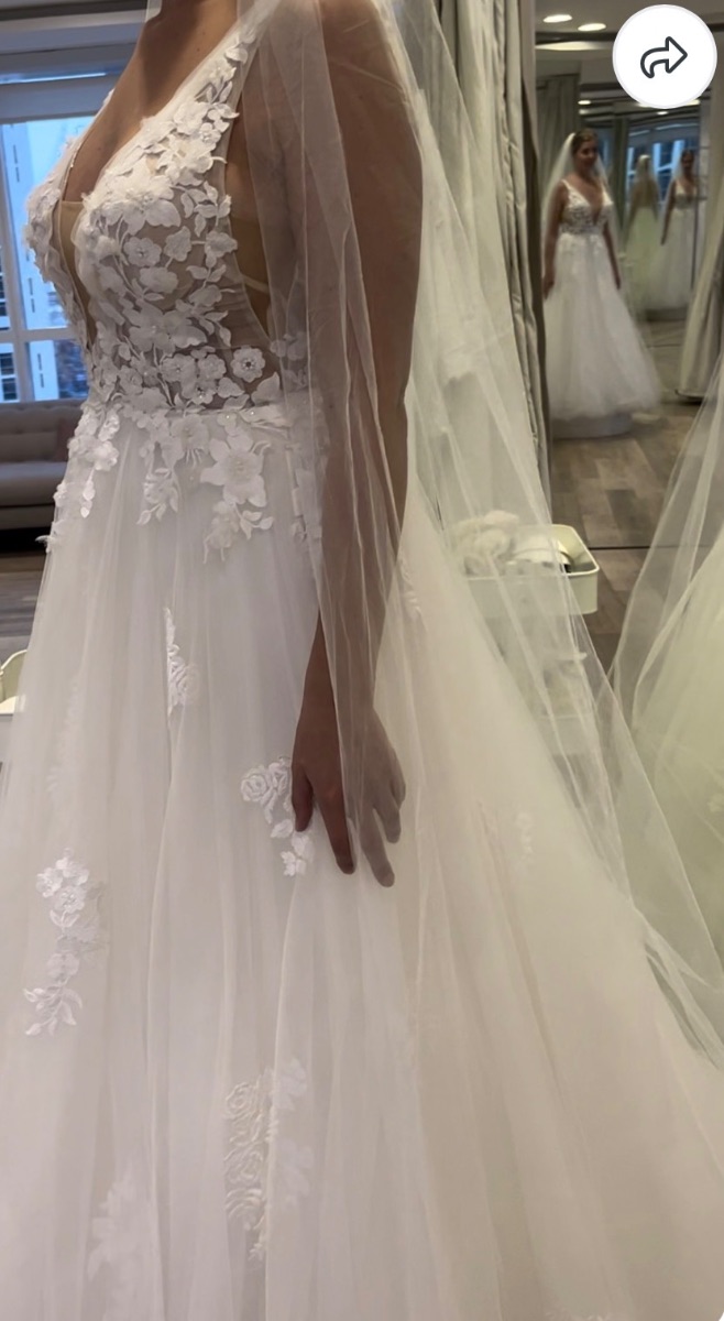 Justin Alexander Katherine Wedding Dress photo 3