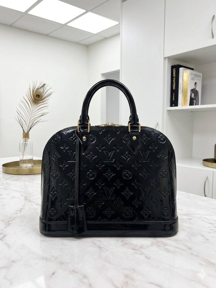 Louis Vuitton Alma Bag in Monogram Vernis leather photo 2
