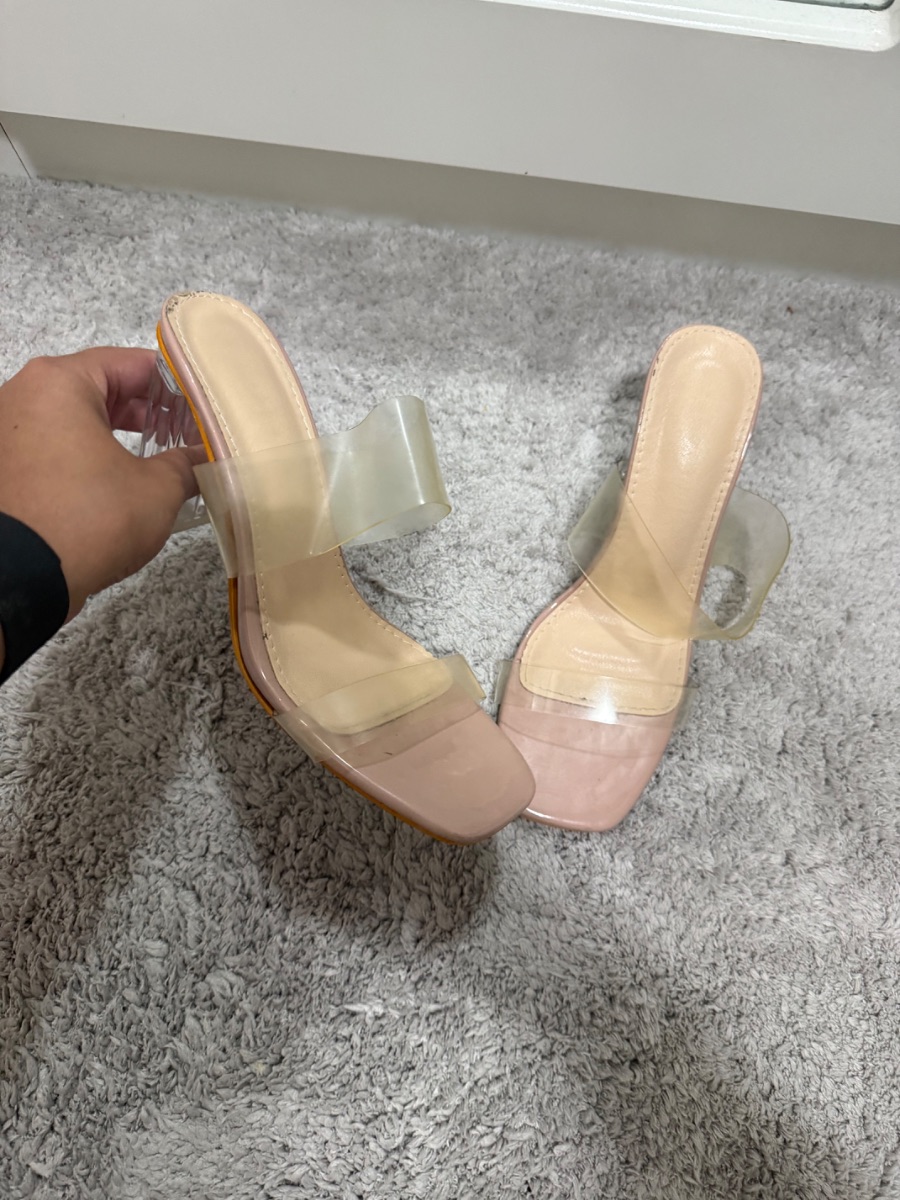 Shein Clear heels 38/ uk5 photo 2