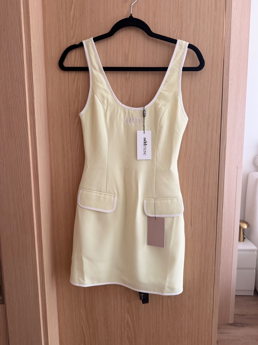 Odd Muse Tennis Dress in Lime
