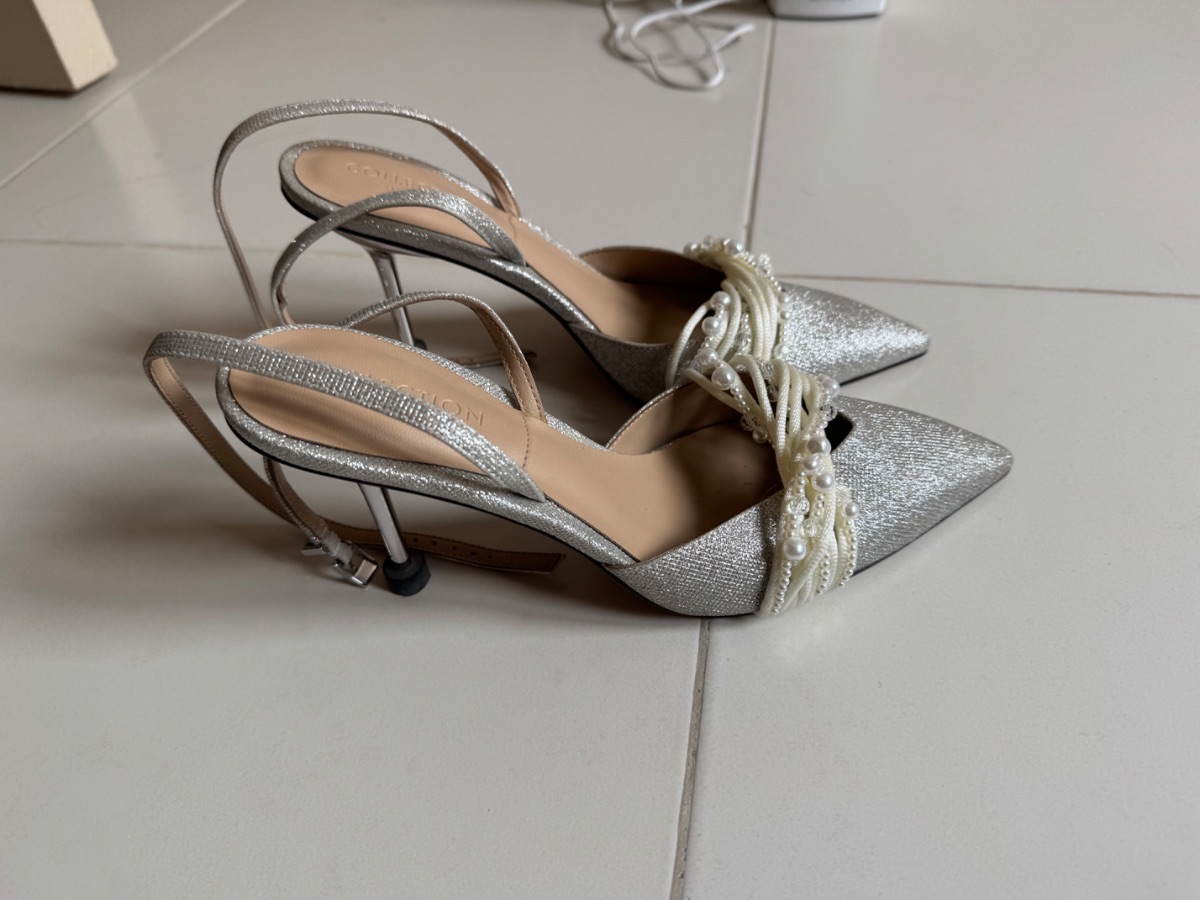 Charles & Keith Collection Silver Heels photo 3