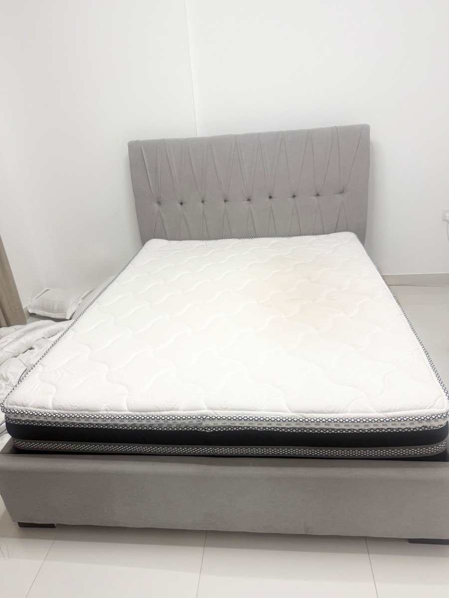 Handmade Queen size bed and mattress
