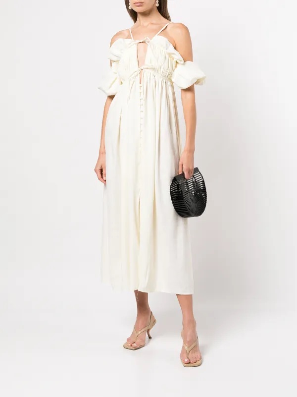 Cult Gaia Starla Linen Dress