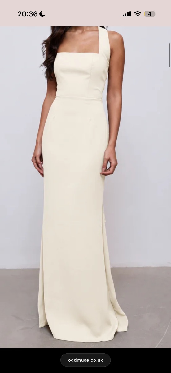 Odd muse halter maxi dress