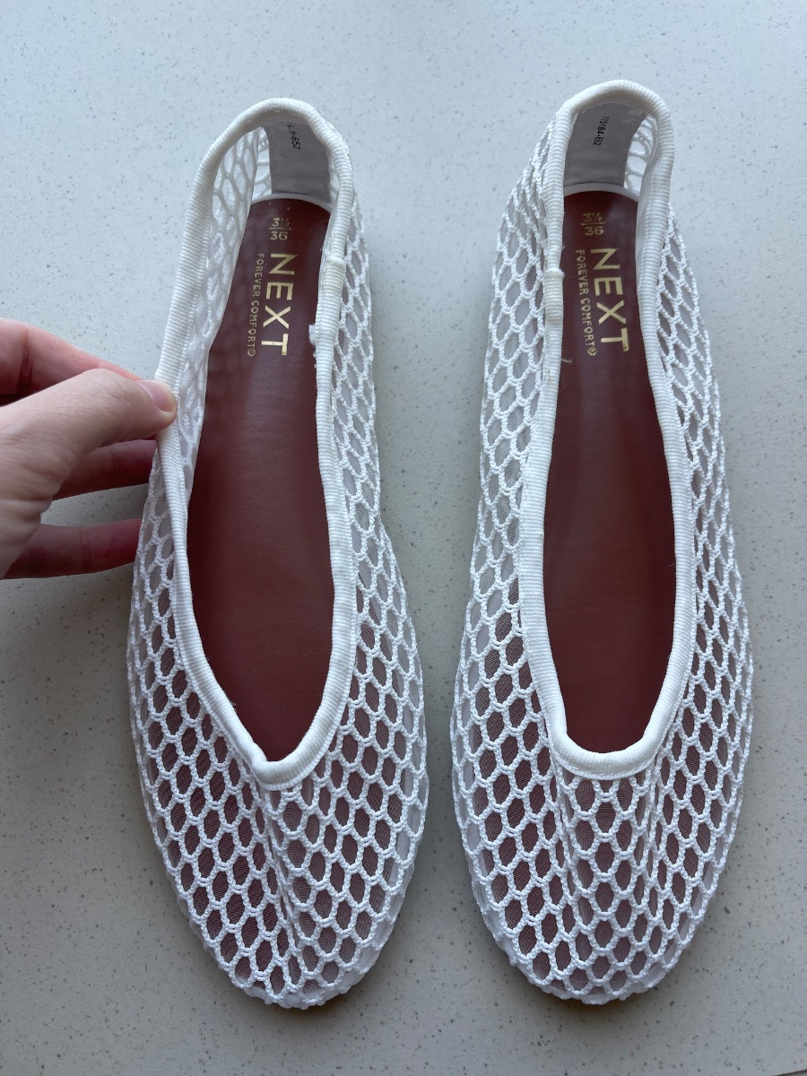 Next Mesh Ballet Flats - read description photo 3