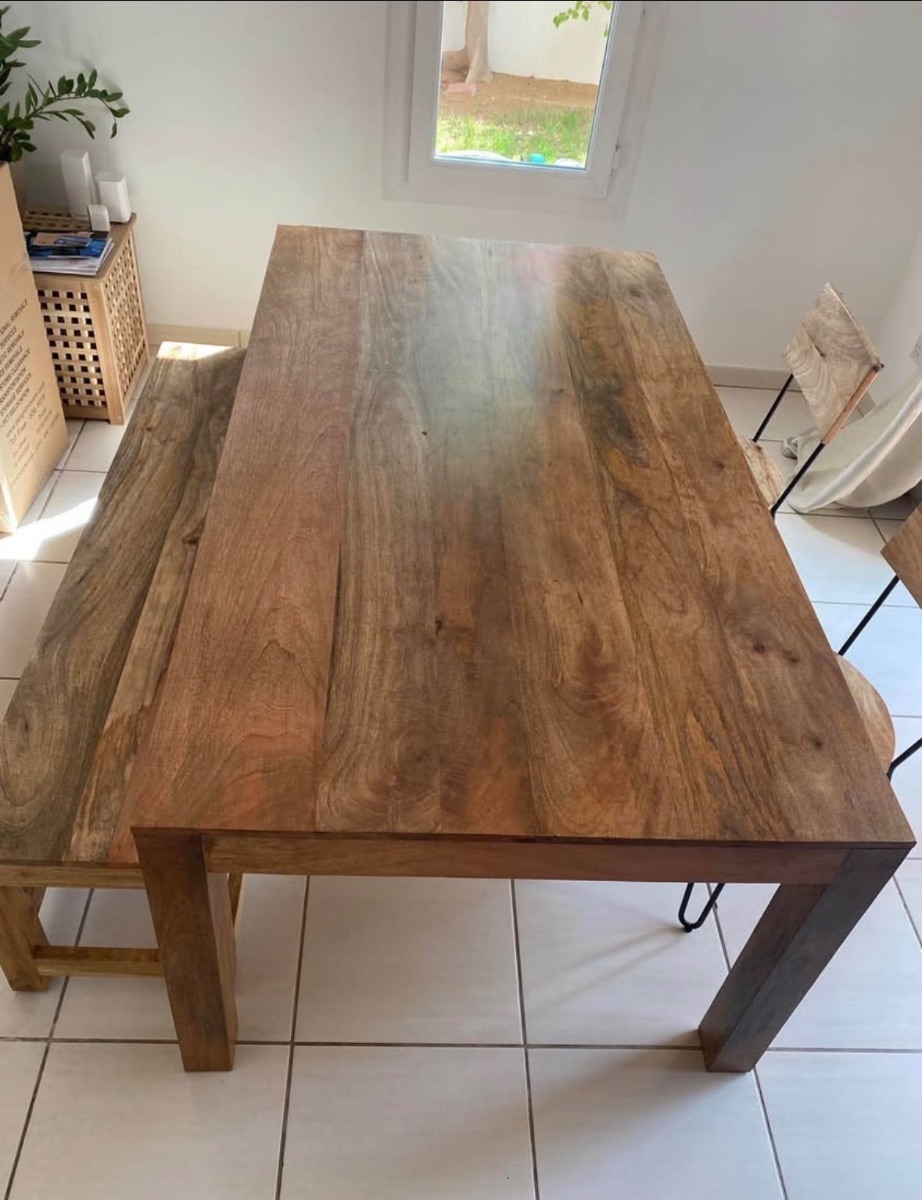 Pinky Dining Table, Bench & chairs photo 2