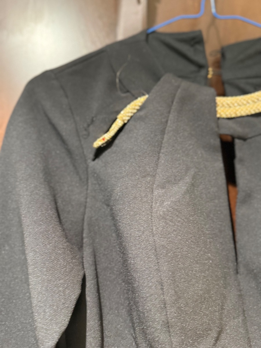 Classy black Dress Snake details photo 3