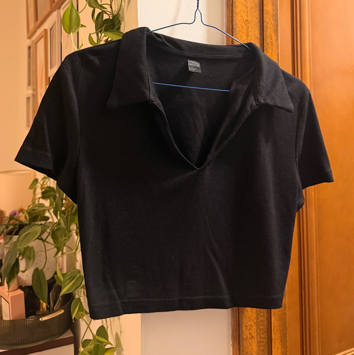 Shein Black Crop top