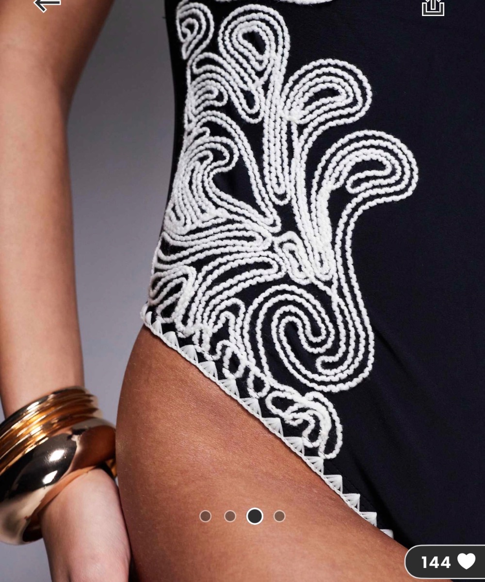 River Island Embroidered Swimsuit photo 3
