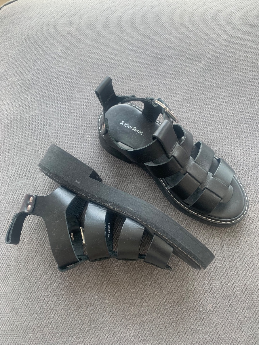 & Other Stories Gladiator Leather Sandals photo 3