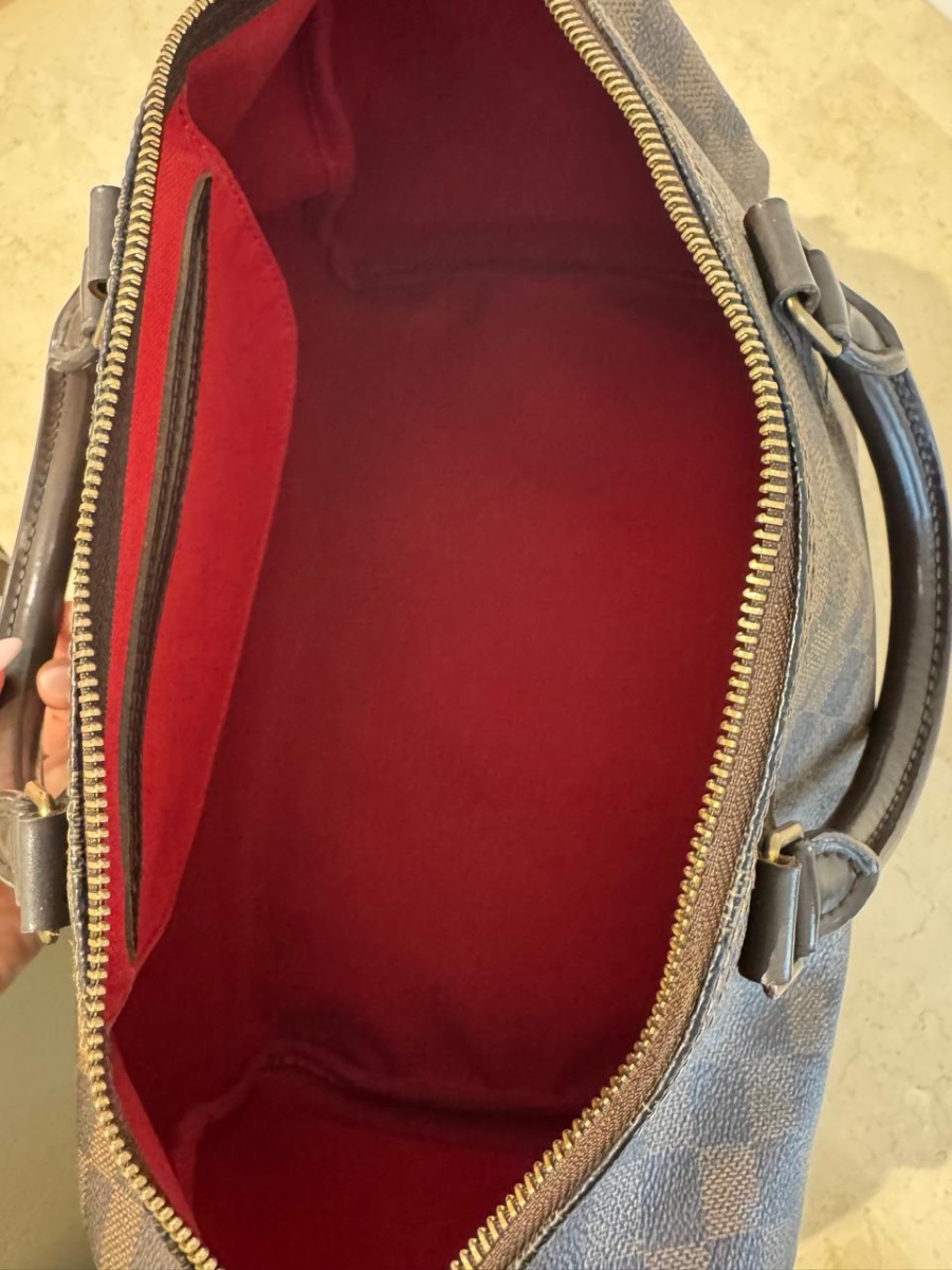Louis Vuitton Speedy 35 Damier Ebene – Excellent Condition photo 3