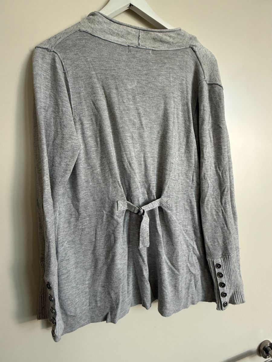 Mint Velvet Grey Crossover Casual Jumper UK12 photo 2