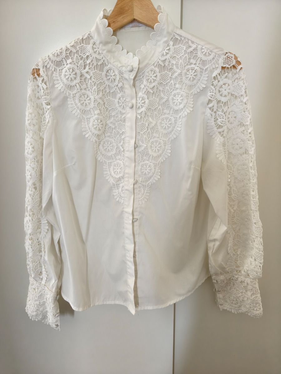 Victorian lace blouse