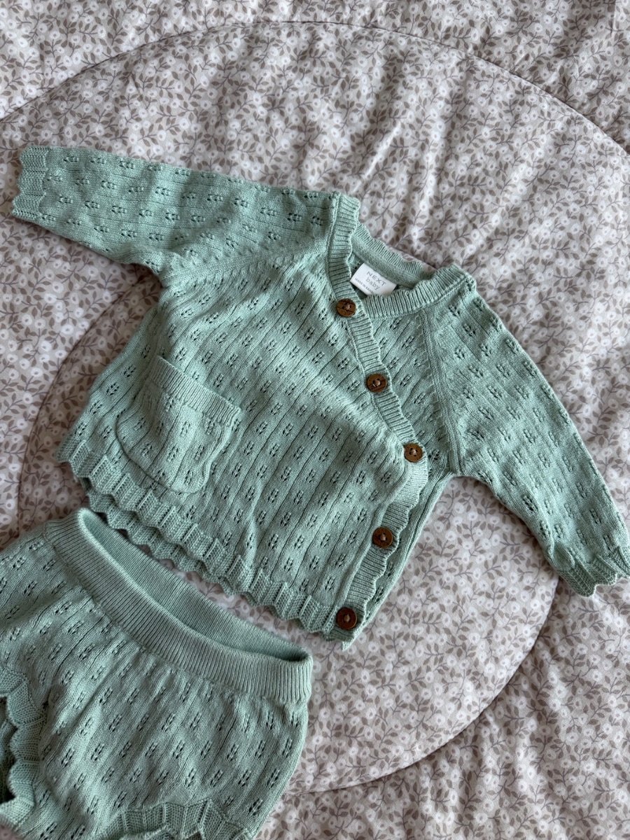 Next Mint green baby set photo 3