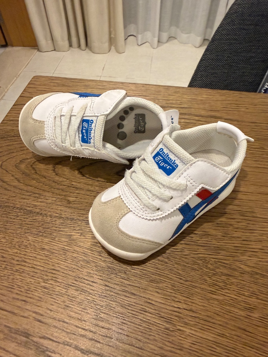 Onitsuka Tiger Japan white and blue sneakers size 22 photo 3