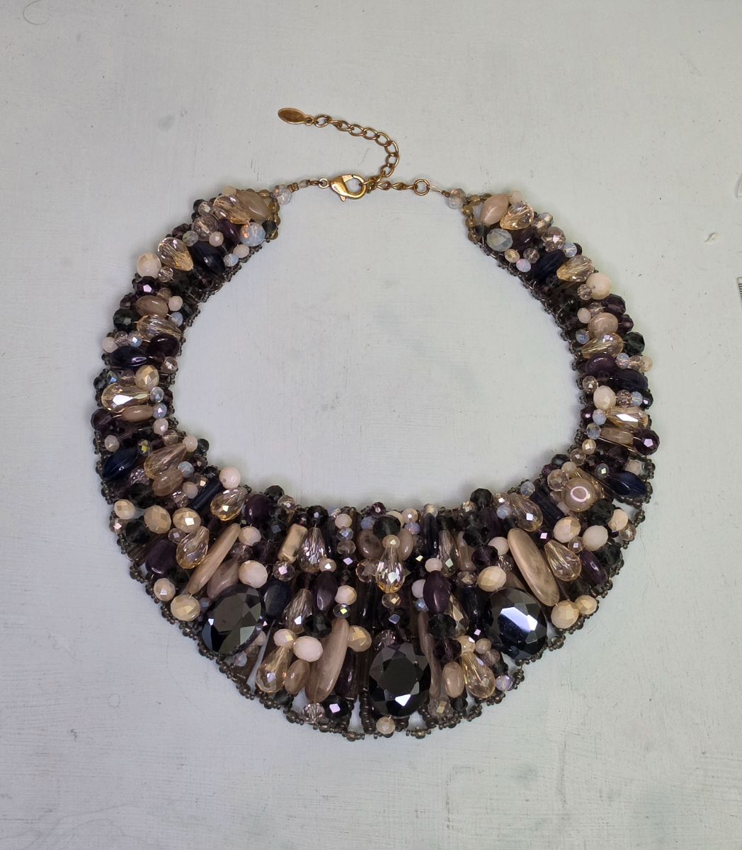 Aldo Choker necklace with semi-precious stones